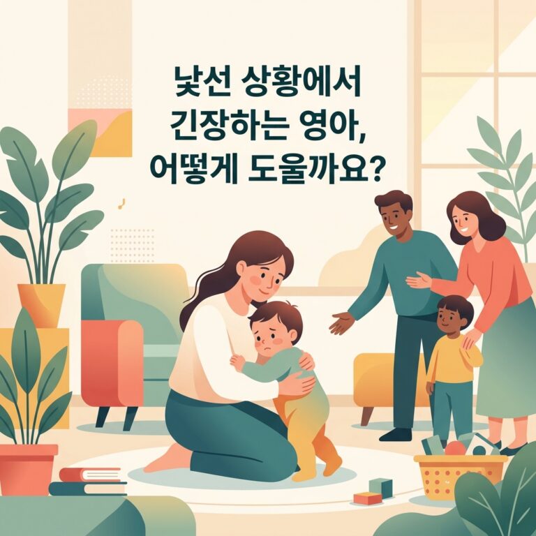 ai thumbnail illustration 낯선 상황에서 긴장하는 영아 어떻게 도울까요 1788073368