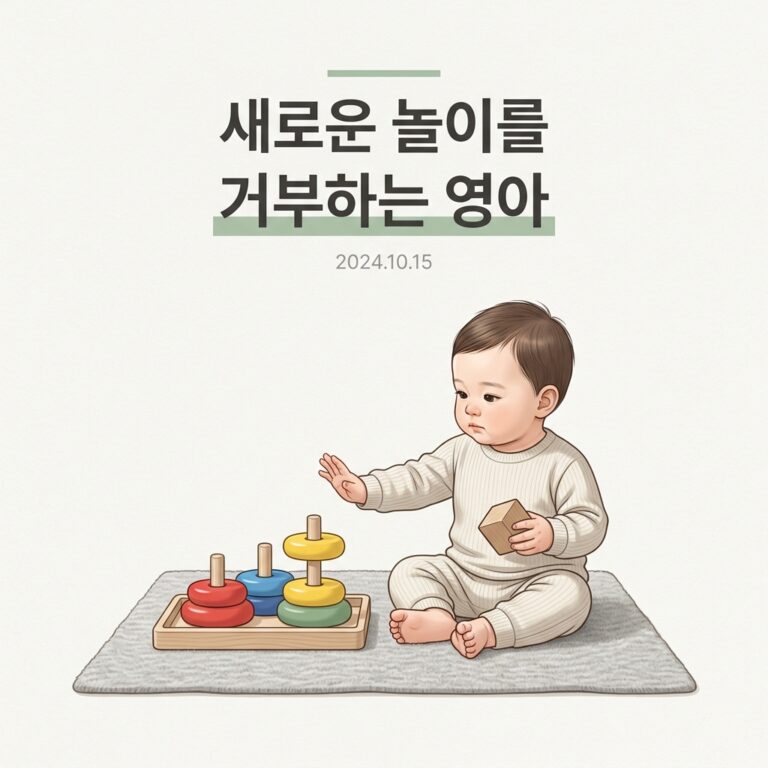 ai thumbnail minimal 새로운 놀이를 거부하는 영아 1788075251