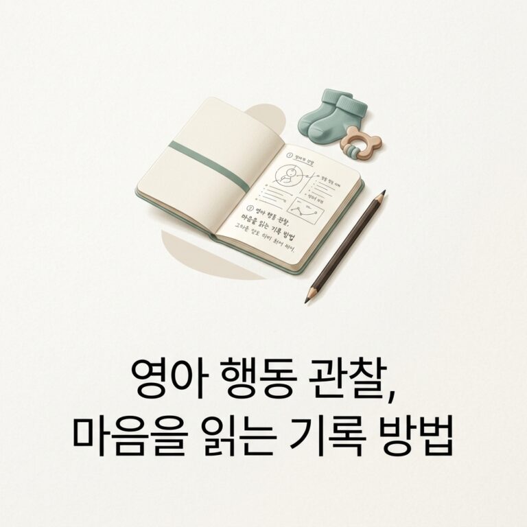 ai thumbnail minimal 영아 행동 관찰 마음을 읽는 기록 방법 1787973596